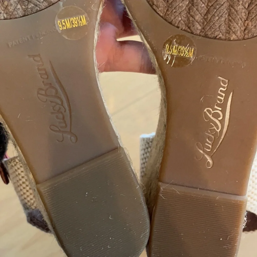 Lucky Brand fabric espadrilles